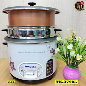 Miyako 2.8 LTR (3 in 1) Double Pot Electric Rice Cooker
