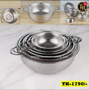 6 Pcs Stainless Steel Strainer
