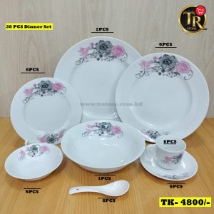38 Pcs Ceramic Dinner Set 22521