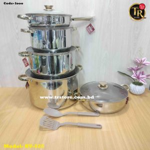 Kaisa Villa Stainless Steel Induction bottom 12pcs Cookware Set