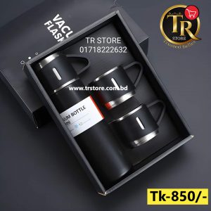 Vacuum Insulated Thermal Flask Set With Cup