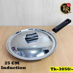25 cm Futura Hard Anodised Frying Pan With SS Lid
