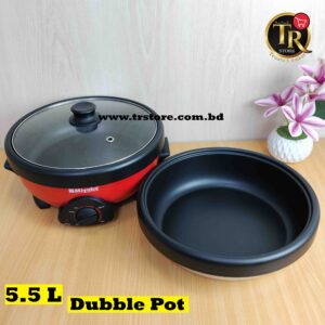 Miyako Curry Cooker Dubble Pot 5.5 LTR