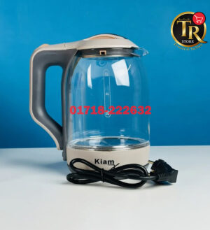 Kiam Electric Kettle BL002 Automatically turns Off – Automatic Over Heat Protection (1.8 L)