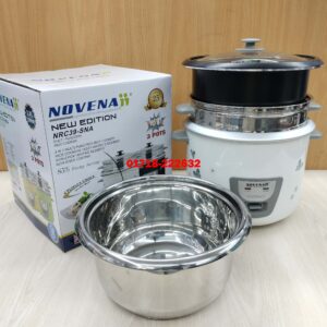 Novena 3 Liter Multi Rice Cooker (White)