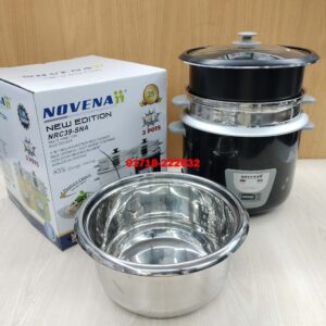 Novena 3 Liter Multi Rice Cooker (Black)