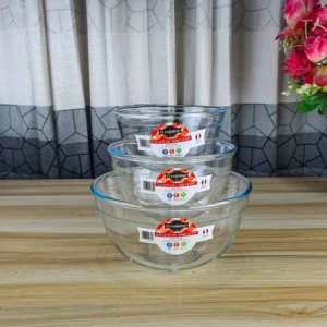 Ocuisine 3pcs Mixing Glass Serving Bowl Set