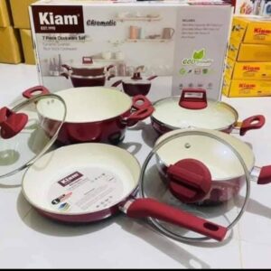 Kiam Super Ceramic 7 Pcs Set RED