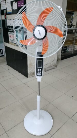 KTH-Original Defender Rechargeble AC/DC Stand Fan 18″ with Remote