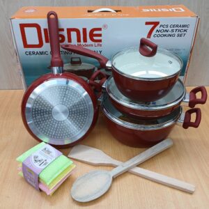 Disnie Ceramic Coating 7 Pcs Set (RED)